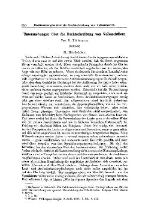 Untersuchungen über die Rechtschreibung von Volksschülern : (Schluß)