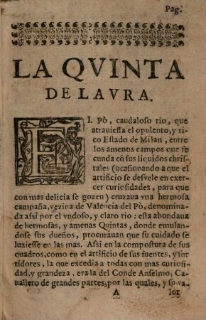 La Quinta de Laura : que contiene seis Novelas ...