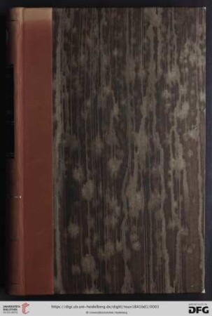 1. Band: Herculanum und Pompeji: vollständige Sammlung der daselbst entdeckten, zum Theil noch unedirten Malereien, Mosaiken und Bronzen: Erste Serie der Malereien