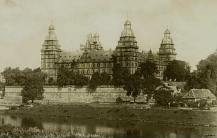 Aschaffenburg, Schloss : Aschaffenburg. Schloss Johannisburg. Außenansicht