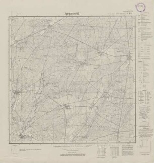 3228 (alte Nr.: 1675) Sprakensehl, Meßtischblatt (4cm - Karte)