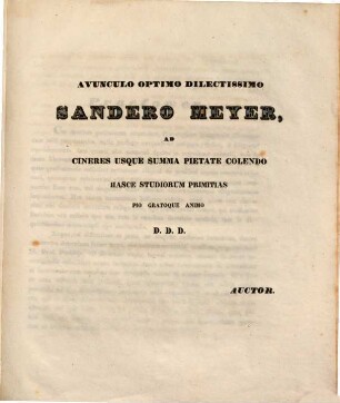 De penitiori dentium humanorum structura observationes : Diss. inaug. anat.-physiolog.
