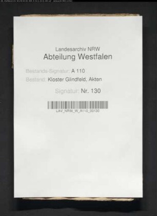 Prozess Kloster Glindfeld ./. Stadt Winterberg wegen Fällens von Bäumen.