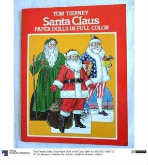 Tom Tierney Santa Claus Paper Dolls in Full Color