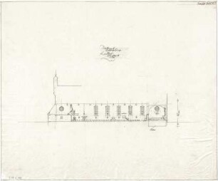 Gsaenger, Gustav; Landshut (Bayern); Kath. Kirche - Längsschnitt