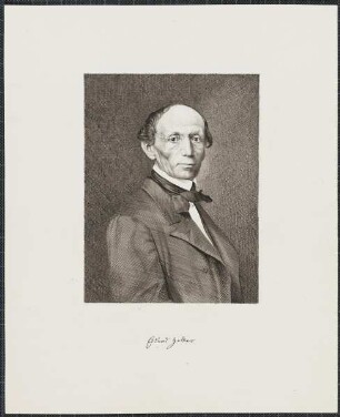 Icones Professorum Marpurgensium — Bildnis des Eduard Gottlob Zeller (1814-1908)