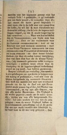 Adres Aen Het Volk Van Loven : Gy zeyde Vry te zyn, Volk van Loven! wanneer gy, ...