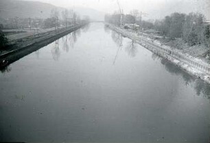 Oberesslingen, Kraftwerks-Kanal, flussabwärts