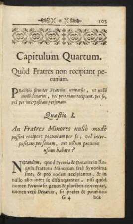 Capitulum Quartum.