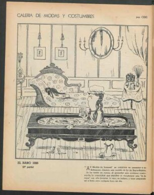 Galería de modas y costumbres : El baño 1880 (2a parte)