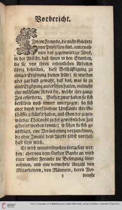 Vorbericht