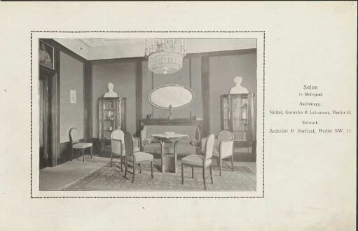 Salon in Mahagoni