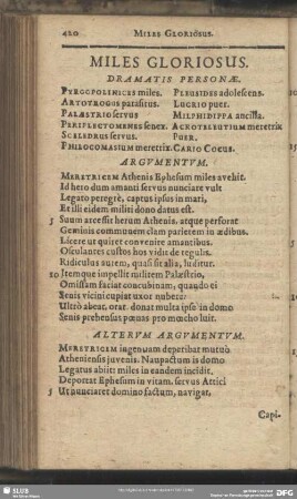 Miles Gloriosus