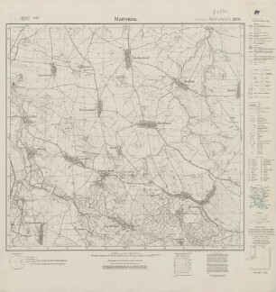5269 (alte Nr.: 3079) Marienau, Meßtischblatt (4cm - Karte)