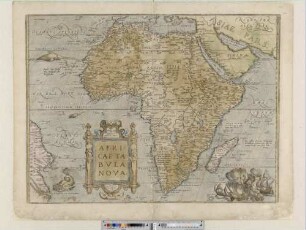 Africae Tabvla Nova : Africam Graeci Libyam App. : Cum Priuilegio