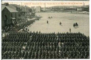 Döbeln. Abmarsch von der Parade, 11.Infanterie-Regiment No. 139