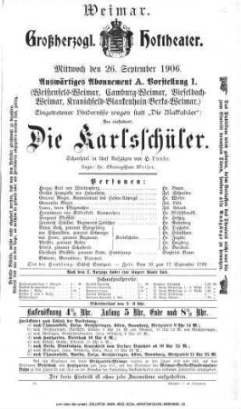 Die Karlsschüler