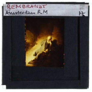 Rembrandt, Jeremias beklagt die Zerstörung Jerusalems (Amsterdam RM, SK-A-3276)