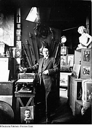 Ermenegildo Carlo Donadini im Atelier seines Vaters in Radebeul?