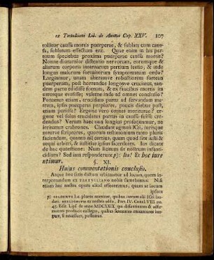 §. XI. Huius commentationis conclusio.
