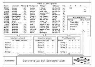 Datenanalyse bei Schlagkarteien