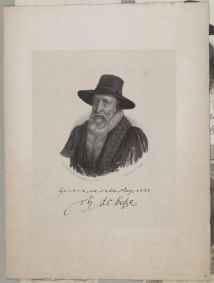 Bildnis des Théodore de Bèze