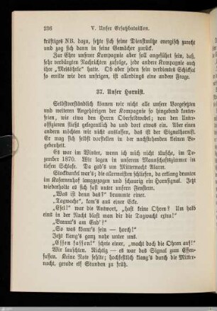 37. Unser Hornist