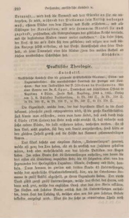 210-229 Praktische Theologie