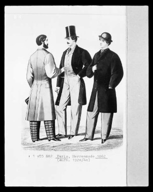 Pariser Herrenmode 1862
