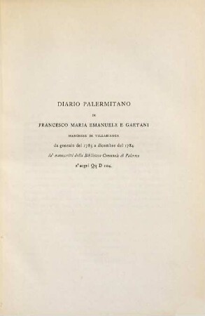 Diari della città di Palermo : dal secolo XVI al XIX ; pubblicati su' manoscritti della Biblioteca Comunale, 19