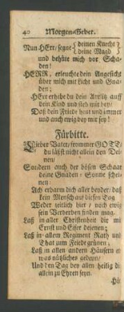 Fürbitte