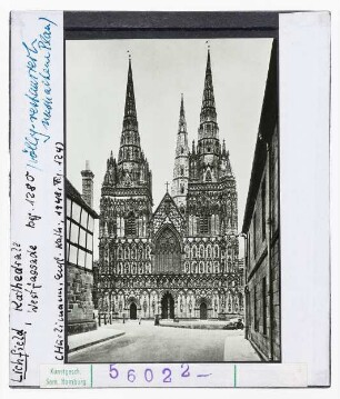 Lichfield: Kathedrale, Westfassade