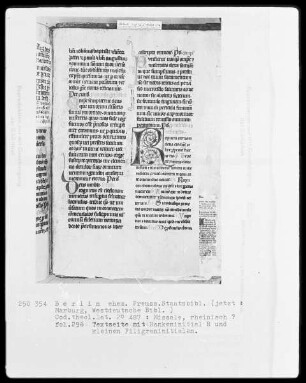 Missale — Initiale R, Folio 296recto