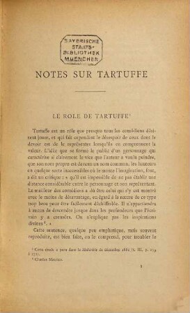 Le Tartuffe des comédiens