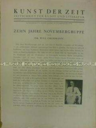 Zehn Jahre Novembergruppe