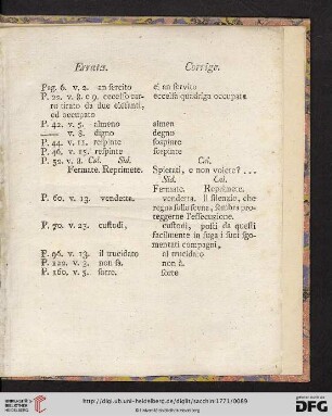 Errata / Corrige