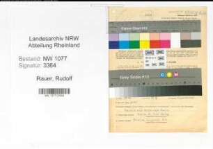 Entnazifizierung Rudolf Rauer , geb. 25.12.1915 (Polizist)