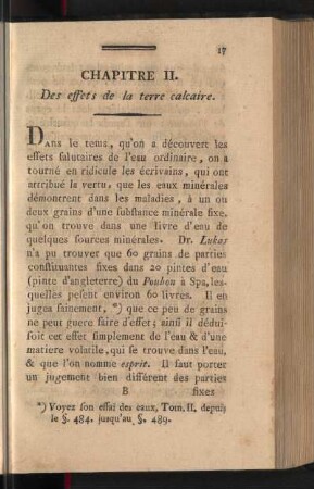 Chapitre II. Des effets de la terre calcaire