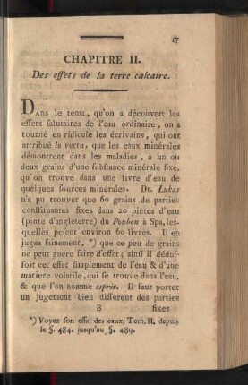 Chapitre II. Des effets de la terre calcaire
