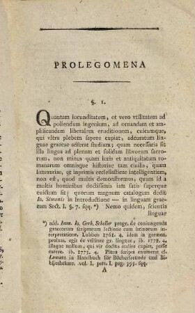 Introductio in historiam linguae Graecae. 1. 1792.599 S.