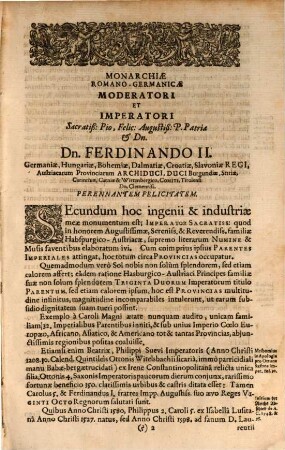 Absonderliche Relatio Historica Habspurgico-Austriaca : Durch Was mittel das Hochlöblichste Hauß der ErtzHertzogen zu Oesterreich in Europa, Africa, Asia und America, zu denen noch auff den heutigen tag bey sich habenden ... Herrschafften kommen, und gelanget ; Darbey Sub folio 48. noch ferner zu finden ist: was für Provinciae etliche 100. Jahr hero von der Cron Franckreich an andere Potentaten kommen seyn