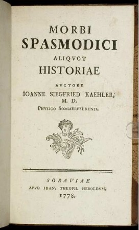 Morbis Spasmodici Aliquot Historiae