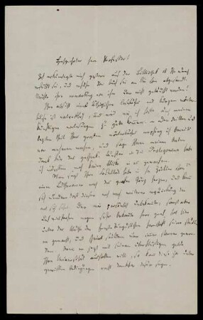 Nr. 18: Brief von Heinrich Ewald an August Dillmann, Göttingen, 13.12.1864