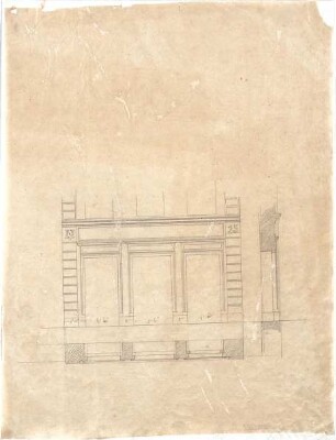 Reiffenstuel, Michael; Gebäudeentwürfe und Architekturdetails - Fassadenausschnitt (Grundriss, Ansicht, Schnitt)