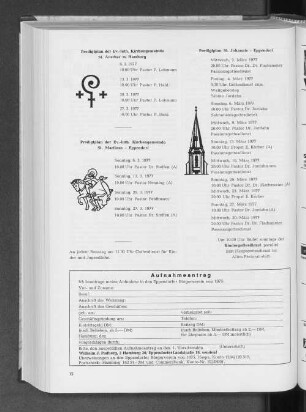 Predigtplan St. Johannis - Eppendorf
