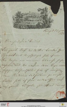 Brief von Joseph von Hammer-Purgstall an Friedrich Creuzer