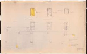 Reichsluftfahrtministerium, Berlin: Unterbringung der Drahtnachrichten-Anlagen: Lageplan 1:200