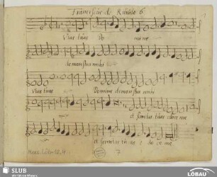 Rivulo, Franziscus de: Vias tuas Domine