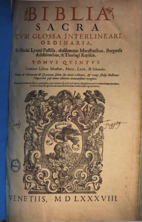 Biblia Sacra, 5