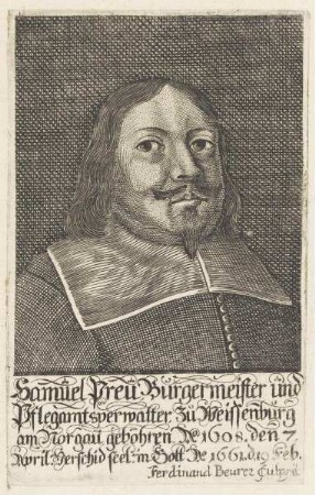 Bildnis des Samuel Preu